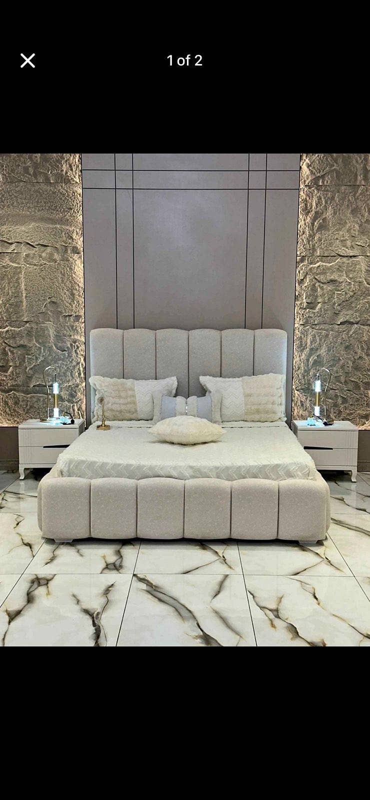 Solid Wood Bed | Kingsize bed | Bed set | double bed 2