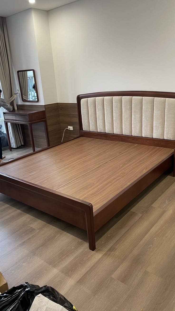 Solid Wood Bed | Kingsize bed | Bed set | double bed 5