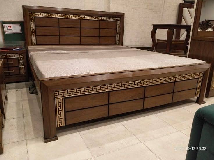 Solid Wood Bed | Kingsize bed | Bed set | double bed 7