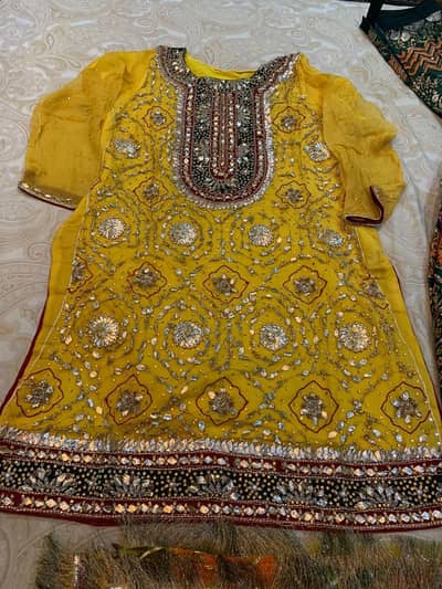 Bridle mehndi dress/ mehndi dress/ wedding dress