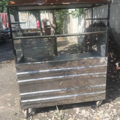 burger shwarma counter and fryier