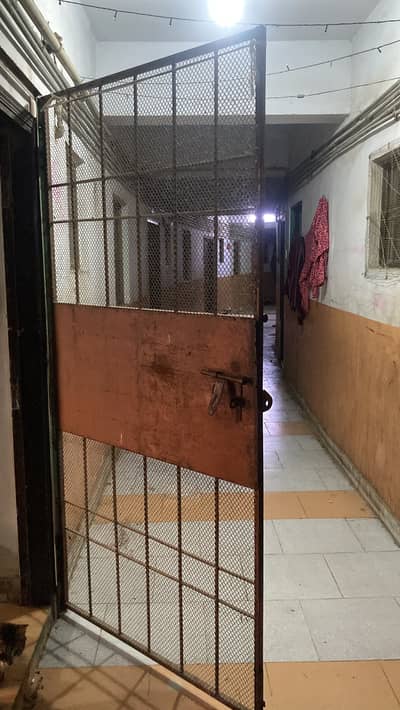 Iron gate and window