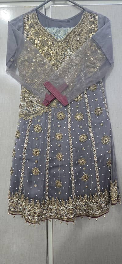 handwork,  size small, 2 piece,  short fraq and Dupatta