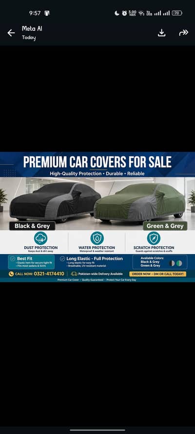 Car Cover Sale Imported Xtra Large size