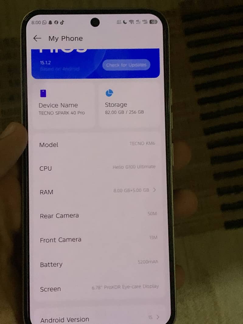 Tecno Spark 40 pro 1