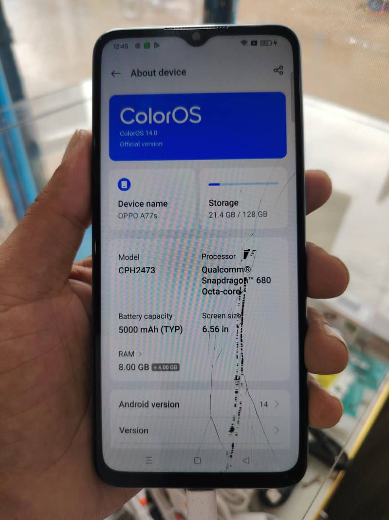 OPPO A77s 0