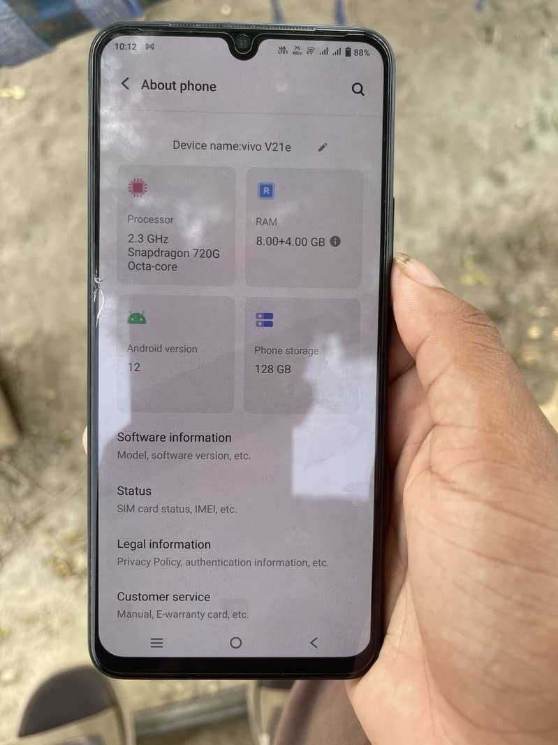 Vivo V21e 0