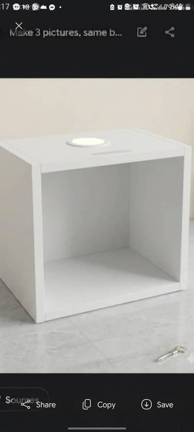 IKEA Modern Bookshelf with Integrated Top Light