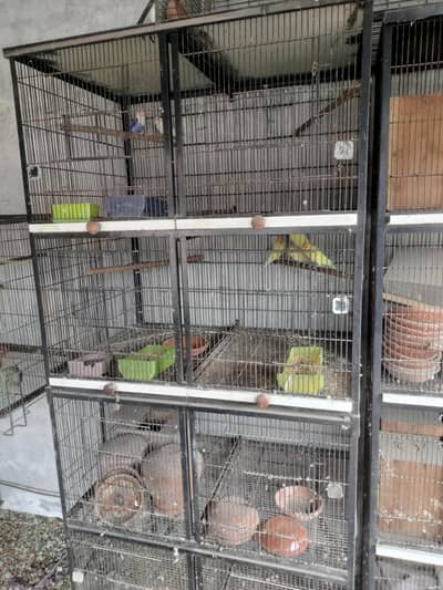 8 portion 2 cages for sale