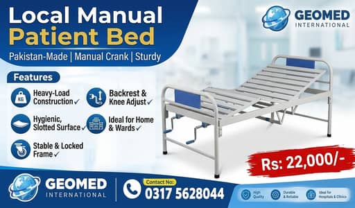 Local Manual Patient Bed|Patient Bed For Sale