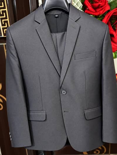 Brand New 3-Piece Dark Grey Formal Suit (Size: Waist 32)