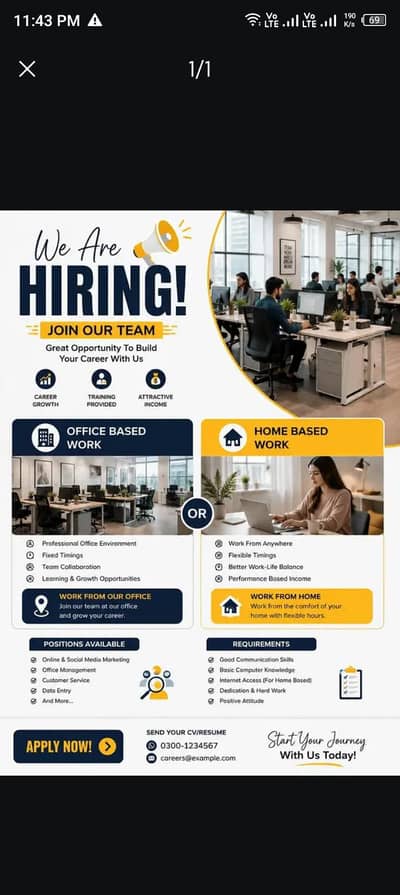 urgent hiring