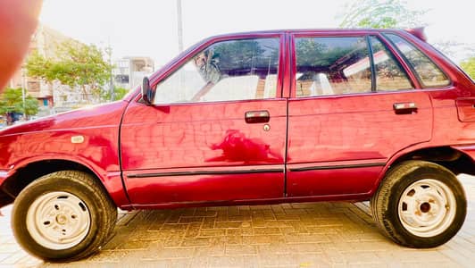 Mehran VX 2007 | Maroon | 100,000 KM | Biometric Clear
