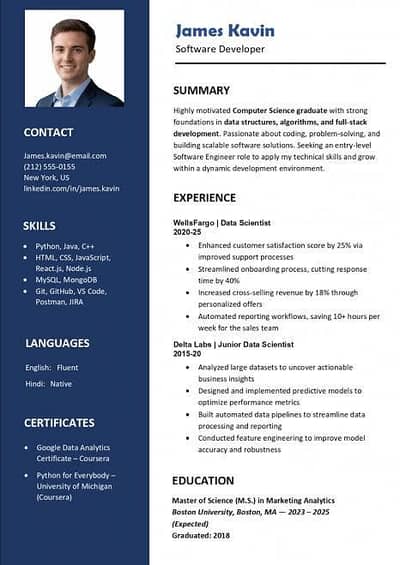 Professional CV