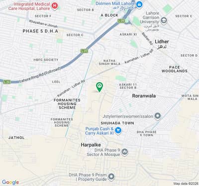 PLOT # B-266 RESIDENTIAL PLOT LOCATED IN THE BEST BLOCK OF DHA LAHORE.