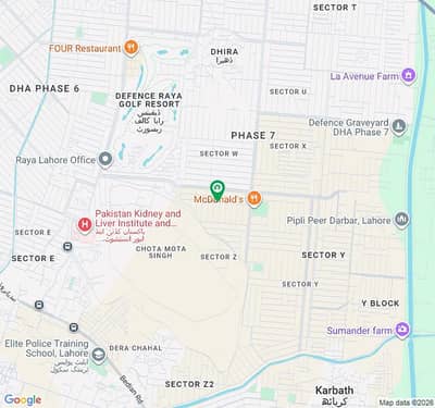 PLOT # Z1-890 RESIDENTIAL PLOT LOCATED IN THE BEST BLOCK OF DHA LAHORE.