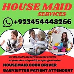 PROFESSIONAL MAID BABY SITTER PATIENT ATTENDENT COOK HELPER CHEF