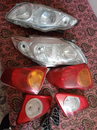 headlights and taillights