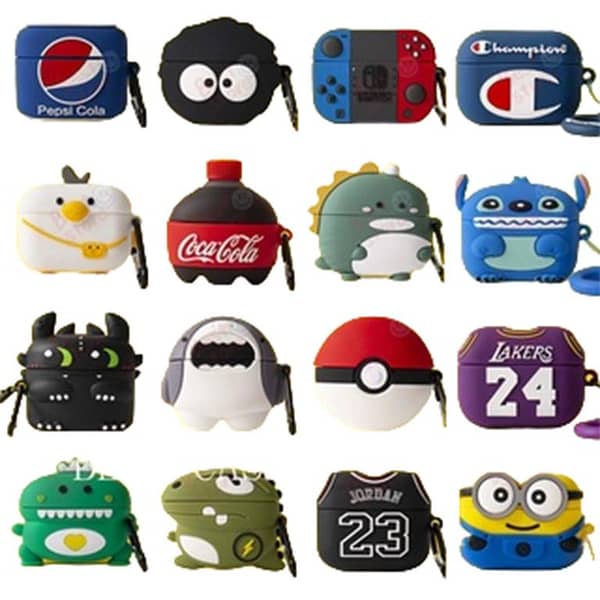 Apple AirPods Pro & Pro 2 Cute 3D Design Silicone TPU Cartoon Animal Case Cover