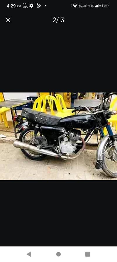 Hero 125 self start Karachi number all documents clear