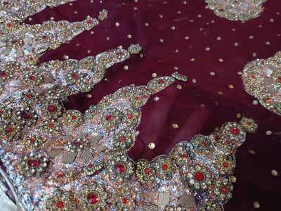 Elegant festive/party-wear embroidered dress _ read to wear