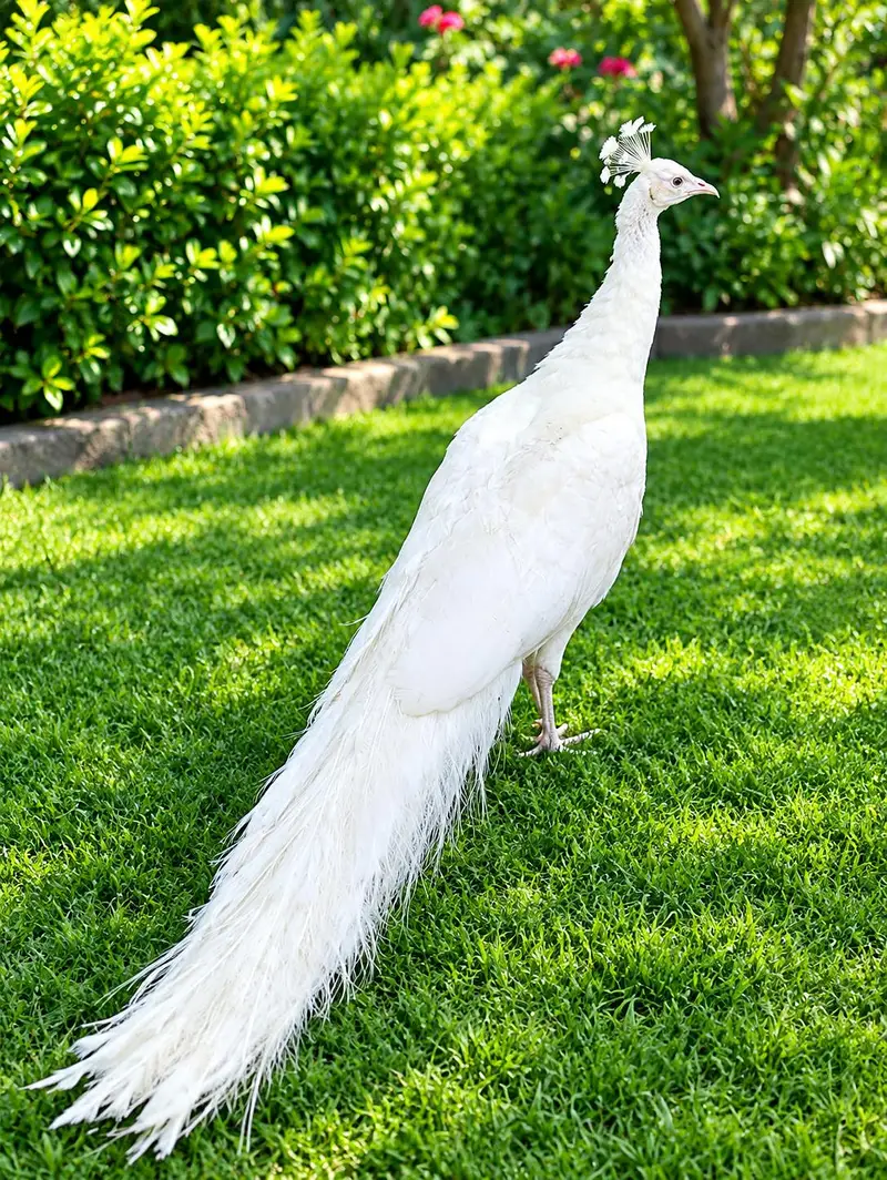 | PEACOCK ALBINO BLACK EYES PAPER WHITE BREEDER PAIR |