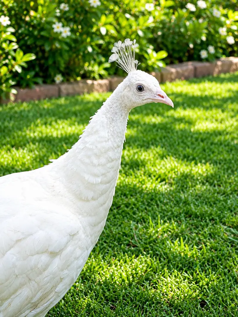 | PEACOCK ALBINO BLACK EYES PAPER WHITE BREEDER PAIR | — photo 4
