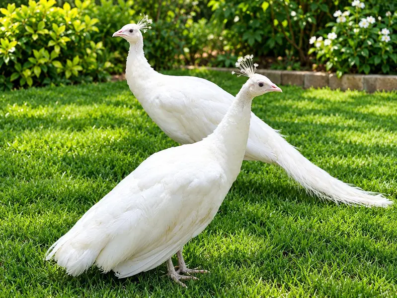 | PEACOCK ALBINO BLACK EYES PAPER WHITE BREEDER PAIR | — photo 5