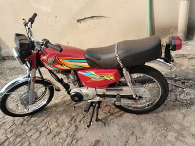 Honda cg 125 2026 model red colour