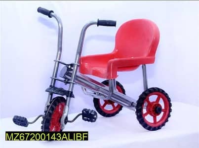 Red Plastic Kids Tricycle for Baby | 3 Wheel