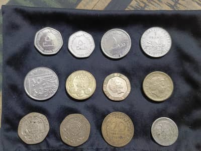 Old International coins.
