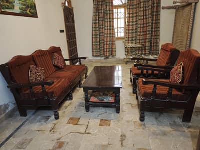 5 Seat Shesham wood Sofa