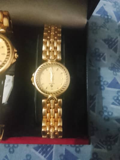 couple watch. gold pair imported watched from Qatar