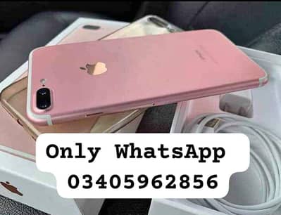 Apple iPhone 7 Plus PTA approved with box farsal 128gb