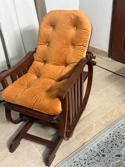 sheesham wood rocking chair