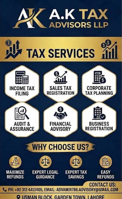 INCOME TAX AND SALES TAX CONSULTANCY