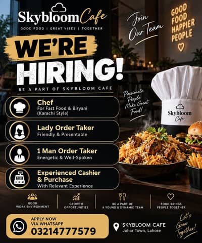 Staff Required
