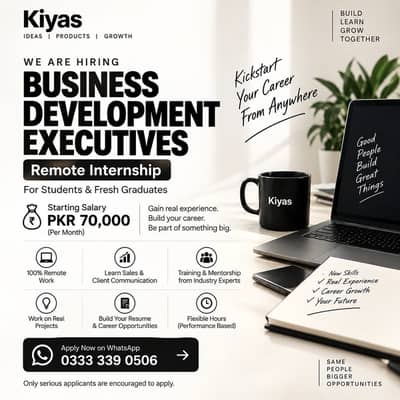 We’re Hiring: Business Development Executives | Remote Internship