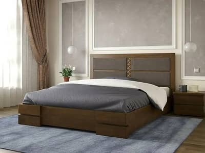 poshish bed/bed side tables/home furniture/single bed/pure wood bed