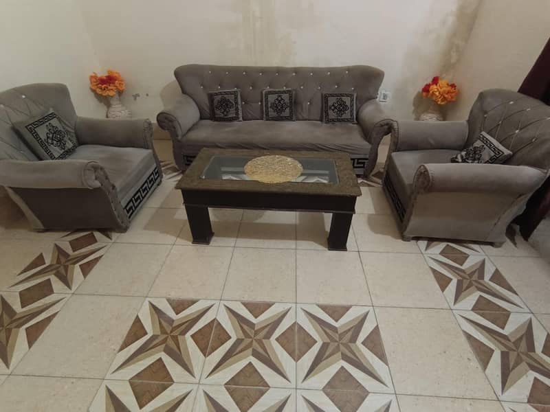 Sofa Set with 3 tables 3