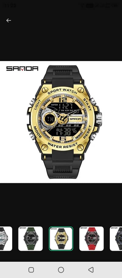 Hand wrist watch