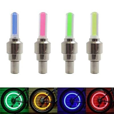 Stylish Bike Wheel Lights Green Yellow Blue Red Free Home Delivery