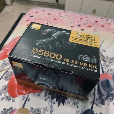 Nikon D5600 With Kit Lens 18-55 Brand New