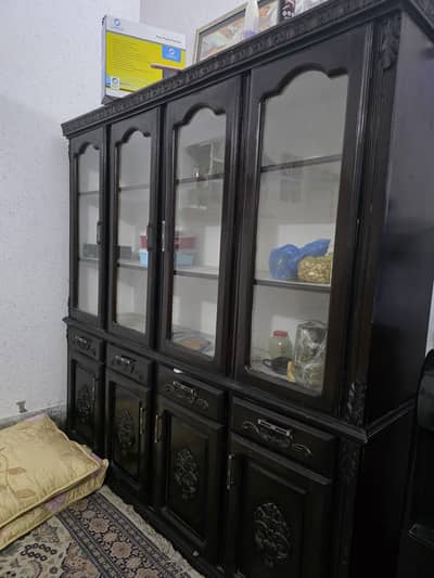 wooden showcase for sale
