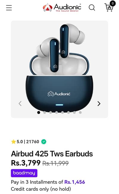 Audionic Airbud 425 White