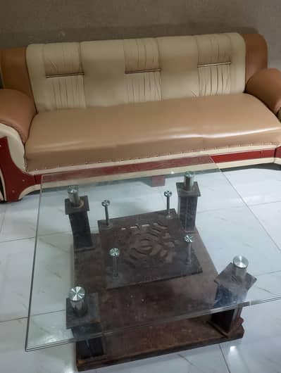 5 seater sofa with Table