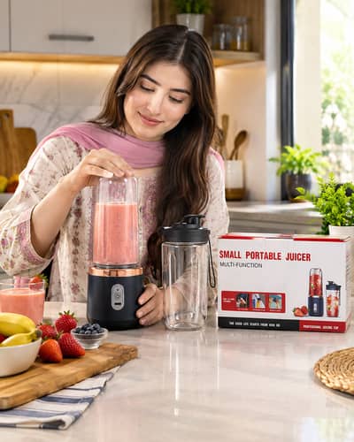 400ml Portable USB Juicer Blender | Rechargeable Mini Smoothie Maker
