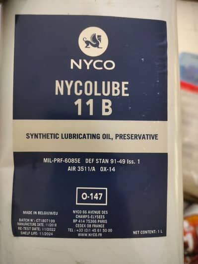 NYCOLUBE 11B PACKING 1 LTR