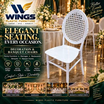 Premium Plastic Chairs | Strong & Stylish