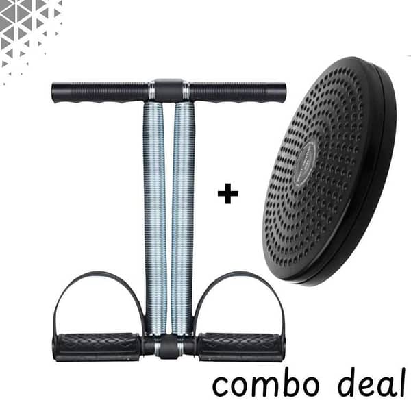 Tummy Trimmer Double Spring & Twister Plate Disc High Quality Weight Loss Exercise Machine for Abdominal Belly Fat Loss Abs Arm Muscle Home Gym Workouts Equipment for Men and Women, Best for House Wife’s and Mother to Reshape the Body